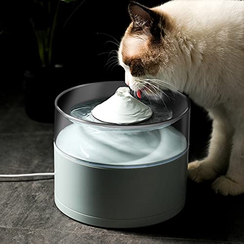Fuente de agua automática para perros y gatos, blanca miniatura 2