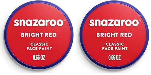 SNAZAROO 18ML ROJO BRILLANTE (Paquete de 2)