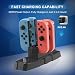 Switch Controller Charger Station for Nintendo Switch & OLED, Pro Charging Dock for JoyCon/Pro/ PS5 Controller/Xbox, 6 in 1 Charging Stand Accessories for Nintendo Gamepad, Black, Image 4 Switch Controller Charger Station for Nintendo Switch & OLED, Pro Charging Dock for JoyCon/Pro/ PS5 Controller/Xbox, 6 in 1 Charging Stand Accessories for Nintendo Gamepad, Black, Image 4