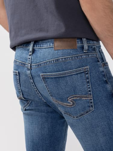 Image of Silver Jeans Co. Mens Jace Slim Fit Bootcut Jeans