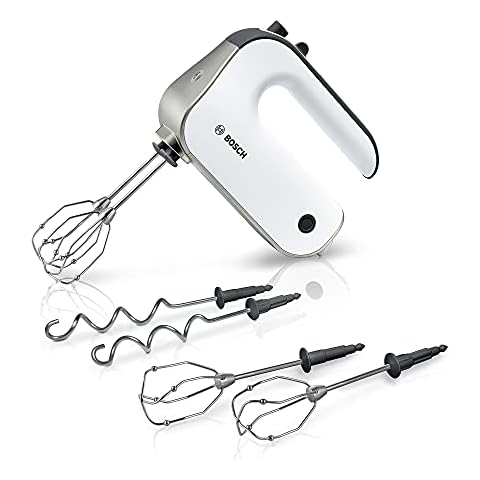 Bosch Handrührer Styline MFQ4835DE, 2x2 Rührbesen, 2 Edelstahl-Knethaken, spülmaschinengeeignet, 575 W, weiß Cover