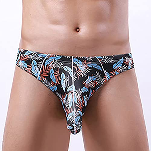 Duowei Silk Insulated Underwear Men Male Fashion Underpants Knickers Sexy Ride Up Briefs Underwear Pant Underwear Fashion Black #TOP4