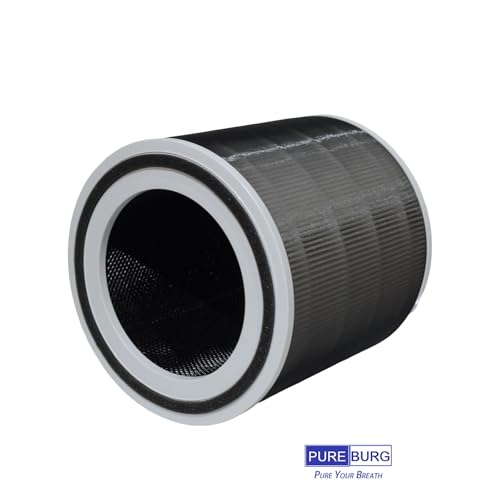 Filtre HEPA Honeywell HPA6000 PUREBURG capture poussière et charbon actif 2en1 - 3