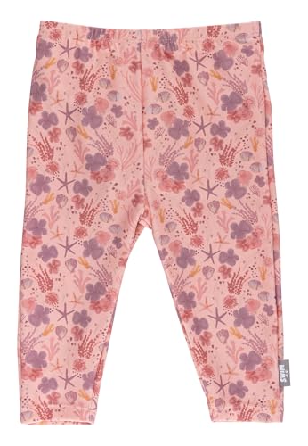 Sterntaler Leggings Corale – UV-Schutz 50+ Mädchen Schwimmhose mit langem Bein – Bademoden-Leggings mit Korallen Print & Windeleinsatz bis Größe 86/92 – zartrosa, Größe 92