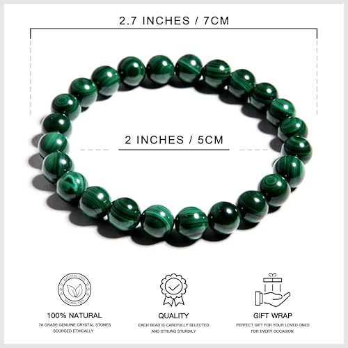 Pulsera de Cristal Natural ILLUMINIA 5A para Mujer y Hombre miniatura 2