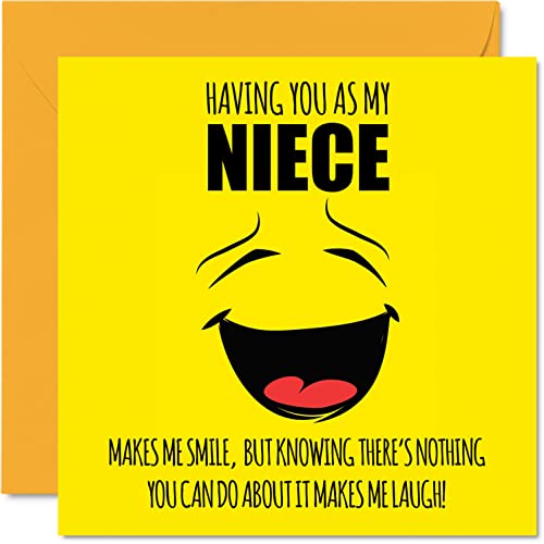 Cartes d'anniversaire amusantes pour nièce, Me faire sourire