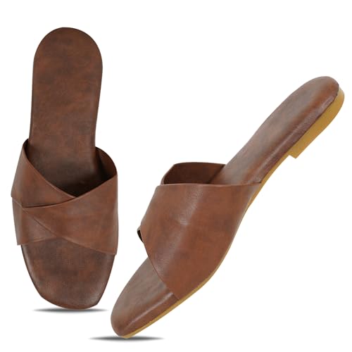 Image of DFR Women Casual Cushioned Flat Slippers Woman