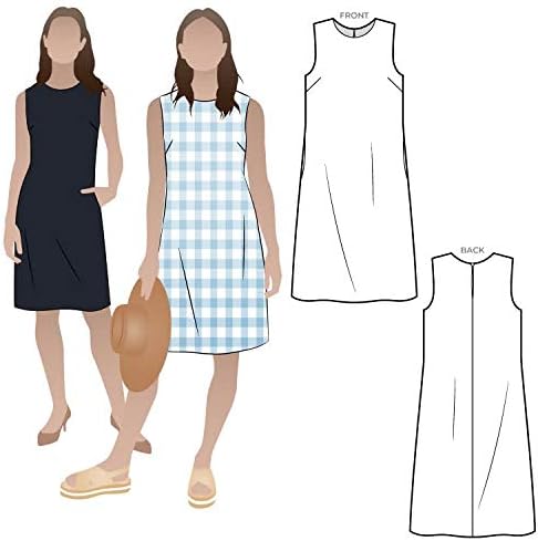 Style Arc Sewing Pattern - June Sheath Dress (Sizes 04-16)