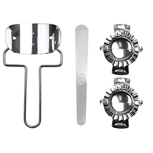 Kare & Kind 2x Stampi per Ravioli in Acciaio