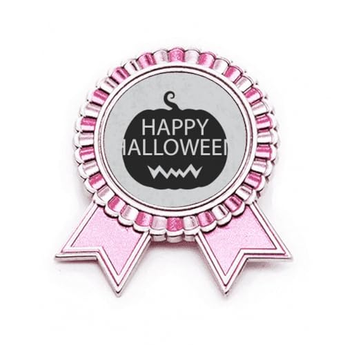 Broche citrouille noire Halloween M métal pour éviter les déguisements trop lourds