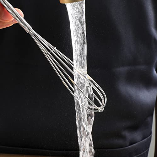 4PCS Stainless Steel Kitchen Whisk, Kitchen Whisks Mini Wire Egg Beater Manual Non-Stick Manual Egg Whisk Bulk Wire Hand Whisk Small Mini Whisks (5 & 7 inch - Image 6