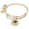 Alex and Ani A20EBGRADRG Class of 2020 Bangle Bracelet Gold One Size, Rafaelian Gold (A20EBGRADRG)