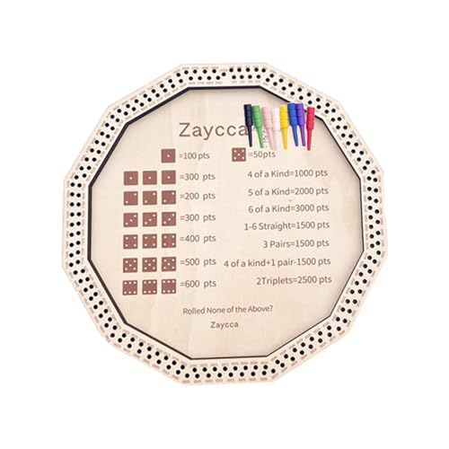 Vassoio Per Dadi - Tavoliere Classico Per Dadi | Vassoio Portatile In Legno Classico Per Serata Giochi In Famiglia E Viaggi Per Adulti