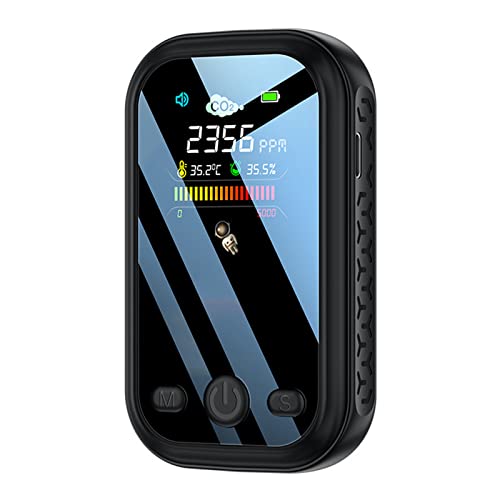 CO2 Detector Indoor Air-Quality Monitors Digital CO2 Meter Carbon Dioxide Detector Air Tester for CO2 Alarm
