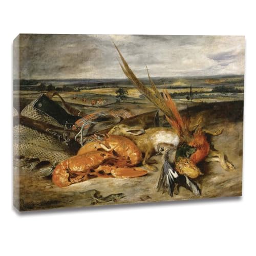Tableau Delacroix prêt à poser pour habiller un mur vide sans effort