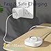 Charger for Oura Ring Gen4 (Size 11) - Fast Charging Dock with USB-C Wall Charger & 3FT Cable, Quick Charge Replacement Base Compatible with Oura Ring Gen 4 - White