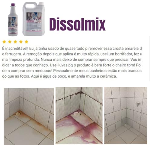 Renova Sanitários Limpa Vaso Encardido Dissolmix 1L