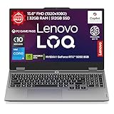Lenovo Laptop Gamer LOQ RTX 5050|15.6' FHD Intel Core i5 |32GB RAM 512GB SSD| PC con IA | NVIDIA GeForce| Teclado...