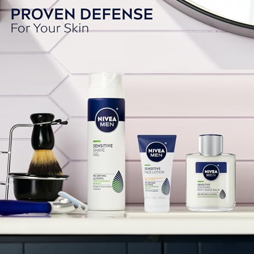 NIVEA MEN Sensitive Baume après rasage après rasage pour peaux sensibles des hommes Soin de rasage apaisant pour soulager les irritations de la peau 100 ml - vue 7