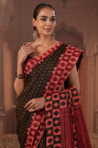 Image of TAMAIRA FASHION Mulmul Pure Cotton Saree For Woman |Office Wear Daily Wear Sarees For Women Without Blouse Piece(Available in 15 Colours)