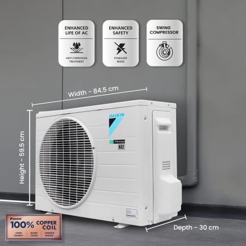 Daikin 1.5 Ton 3 Star Inverter Split AC (Copper, PM 2.5 Filter, Triple