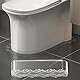 Wasserdichter Aufkleber Nähte im Toilettenboden, Waterdichte en Dreckig Tape, Auf die küche/toilette/badezimmer in der ecke.Verhindert, dass Feuchtigkeit und verhindert Schimmel(1.5m) (Transparent)
