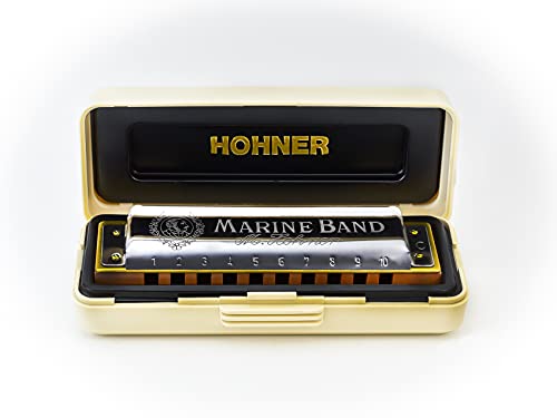 Harmonica HOHNER Marine Band Classic 189620 Bb en Tonalité SIBémol - Les Beatles, Paul McCartney, John Lennon, RIngo Starr, George Harrison Harmonica HOHNER Marine Band Classic 189620 Bb en Tonalité SIBémol – Image 6