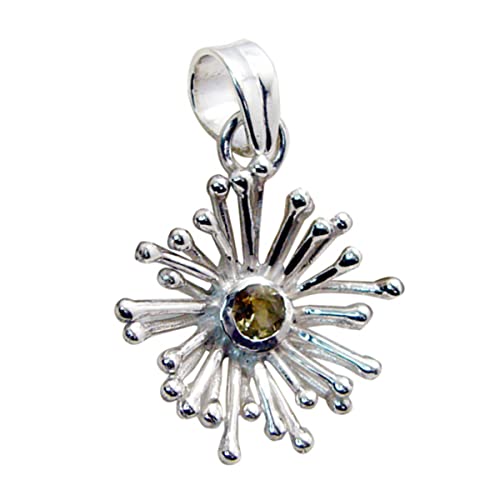 Pendentif citrine en argent 925 contre les bijoux qui ternissent idéal pour sublimer vos tenues