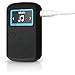 iGadgitz U3902 Silicone Gel Skin Cover Case Compatible with Sandisk Sansa Clip Jam MP3 SDMX26-008G (2015) - Black