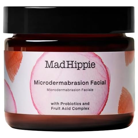 Mad Hippie MicroDermabrasion Facial - Exfoliating Face Scrub with Glycolic Acid, Mandelic Acid, AHA Complex & Hyaluronic Acid, 2.1 Fl Oz Cover