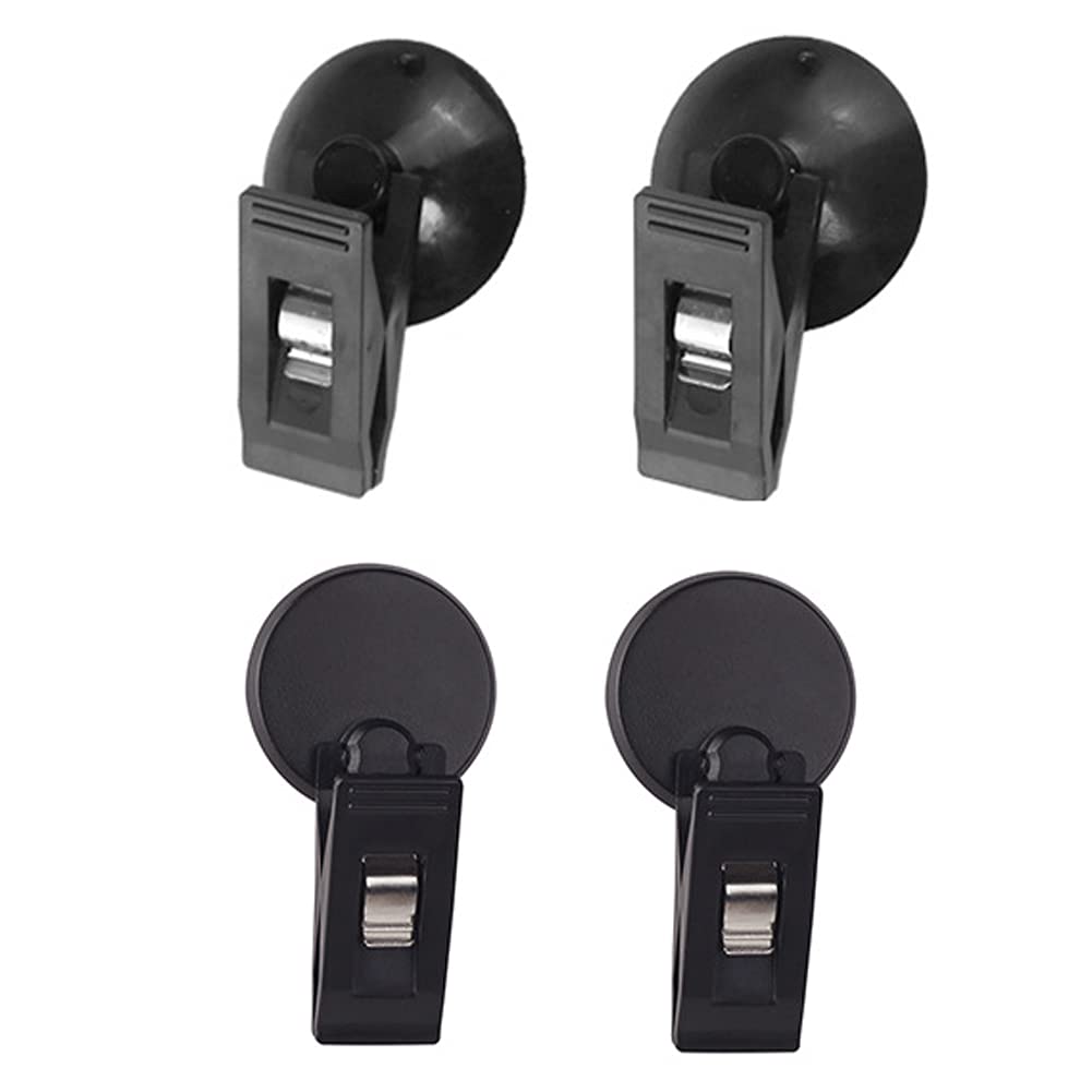 4 Pcs Car Parking Ticket Holder Clips Plastic Car Windshield Invoice Ticket Holder Photo Card Holder Clamps, 2 Styles