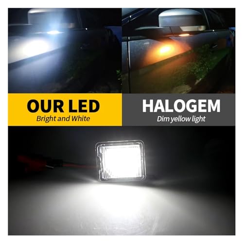Luces matrícula y espejo retrovisor LED Canbus Ford Focus MK3 S-MAX Kuga 4