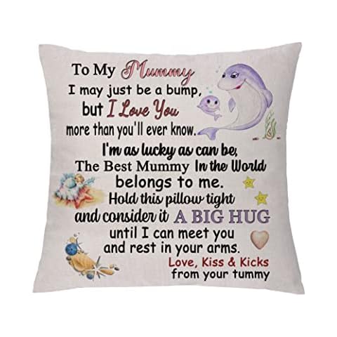 Mother-to-be Cushion Cover Pillow Cover Amazing Mom to Be Keepsakes Happy Mothers Day Birthday Gift for Mummy to Be Appreciate Present Home Sofa Decorative Pillow Cases to Best Mum to Be (Type 2) Cover