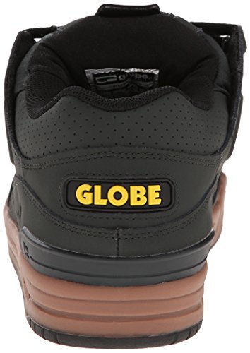 Image of Globe Mens Fusion Skate Shoes, Night /Black /Yellow, 14 M US