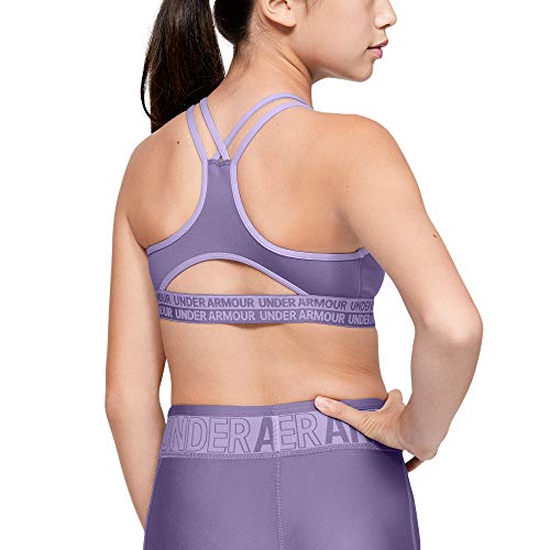 Under Armour Heatgear Reggipetto, Bambina, Viola