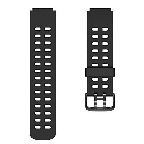 YAMAY SW020 Correa de Repuesto de TPU Ajustable para Smartwatch ID205 (Negro)