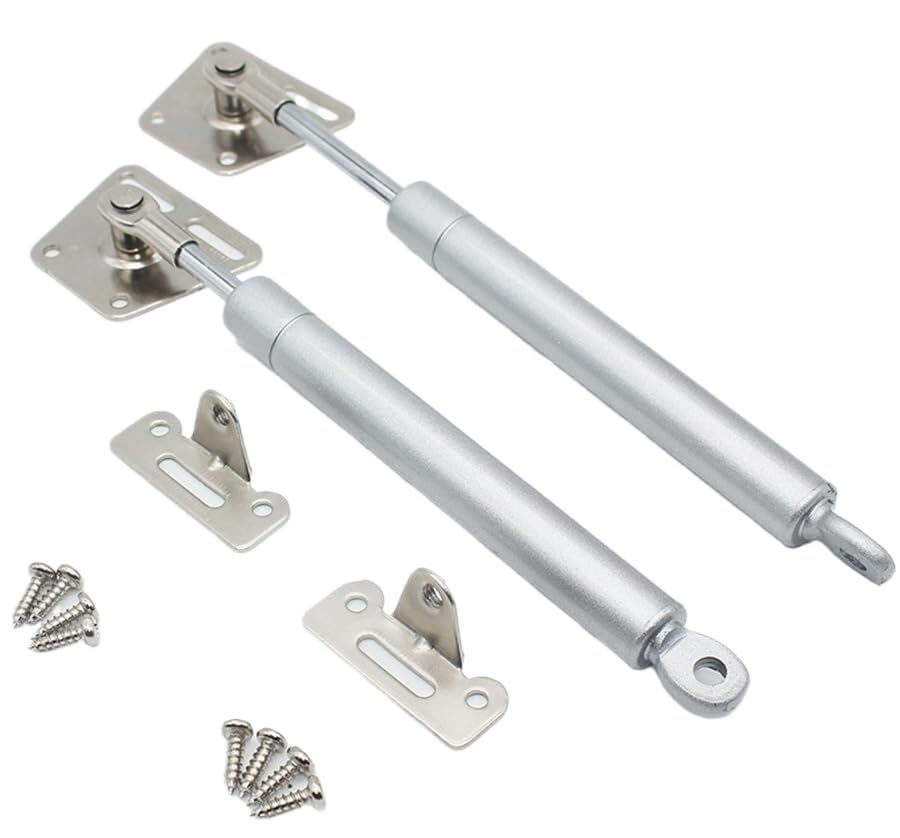Charnières de support haut de gamme à gaz hydraulique en argent 100N pour cuisine moderne