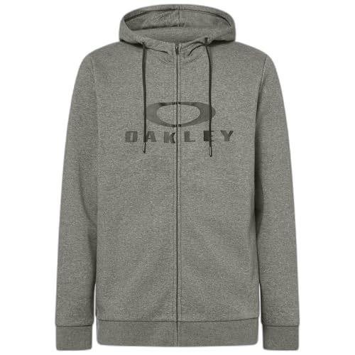 Oakley Mens Bark Fullzip Hoodie 2.0, New Athletic Grey, Large - image 1