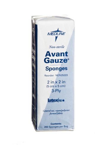 Medline NON25223 Avant Gauze Non-Woven and Sterile Sponge, 2