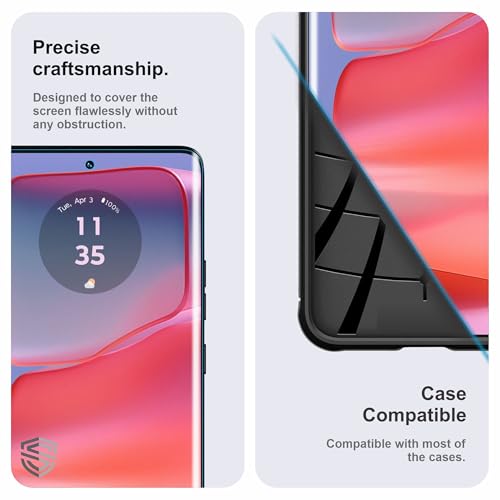 Image of Anti Glare Matte TPU hydrogel Edge to Edge Screen Protector Guard For Motorola Edge 50, Edge 50 Pro and Edge 50 Ultra (6.7 Inch) With Installation Kit | Support Fingerprint | Edge to Edge