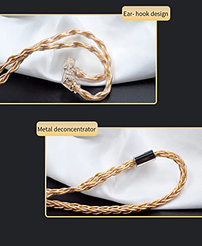 Cable auxiliar Jack 3.5mm CCA para audífonos IEM miniatura 6