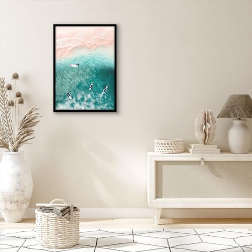Americanflat 17x24 Picture Frame with Polished Plexiglass - Streamline Collection - Thin Border Picture Frame for Wall Display - Hanging Hardware Included - Black