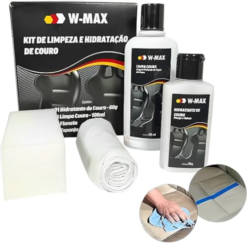 KIT LIMPEZA E HIDRATACAO DE COURO WURTH