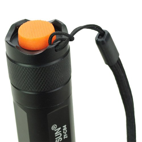 Small Sun ZY-C84 CREE 3-Mode 230-Lumen White LED Flashlight-Black