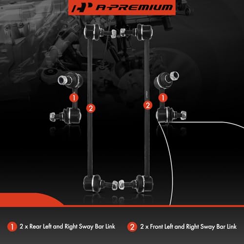 A-Premium Front & Rear Sway Bar Link Stabilizer Bar End Link Kit by A-Premium - Used condition - Image 3
