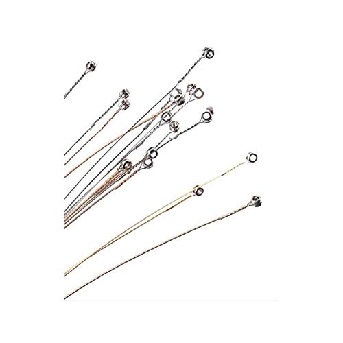 Liyafy A Sets of 7 Lyre Harp Strings Replacement Metal String for Lyre Harp - Thumbnail 2