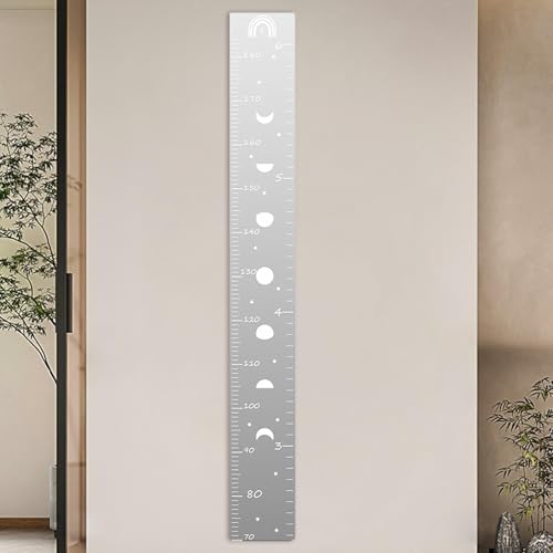 Tableau de croissance de hauteur murale miroir pour chambre de bébé