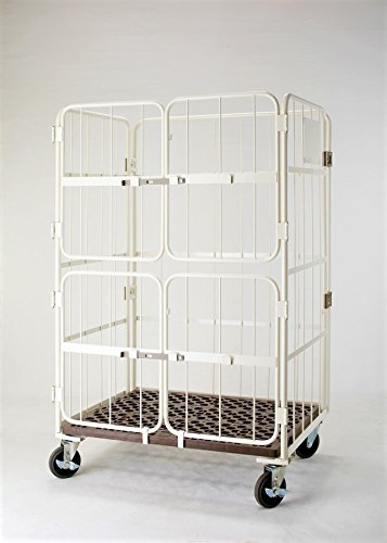 Amazon | 俺のカゴ台車 (W1100×D800×H1700mm 上下観音扉付き) | 台車