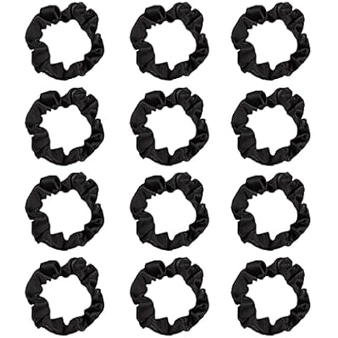 12Pcs Satin Hair Scrunchies by Pimoys Cover