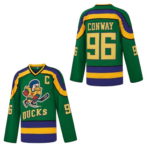 Catálogo de Ropa de Hockey sobre hierba para Niña para comprar hoy. 48 Youth 96 Conway 99 Banks Hockey sobre Hielo, Jersey Verde 90S Hip Hop Ropa para Fiesta Niños